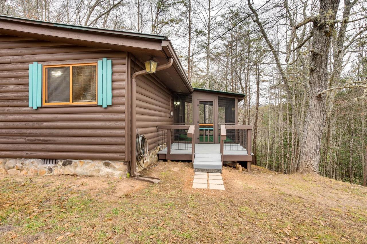 Brasstown Peaceful Warne Cabin Fenced Yard And Screened Porch מראה חיצוני תמונה